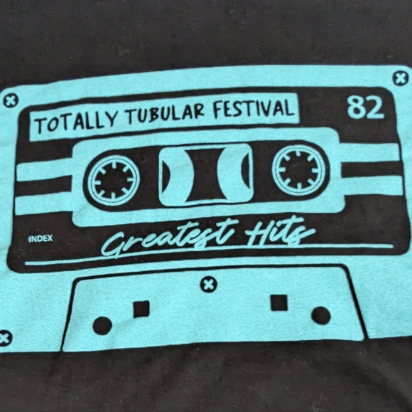 Totally Tubular 80s 2024 Concert Tour Tee with Line Up On Back Medium - Picture 3 of 6